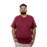 Kit 2 Camisas Plus Size Masculina Lisa Algodão Premium - Imagem 12