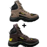 Kit 2 Bota Coturno Caterpillar CAT Cano Médio - Imagem 12
