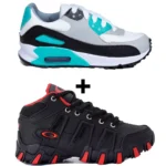 Kit 2 Tênis Infantil Botinha Oakley + Tênis Infantil Mini Max AIR Menino - Imagem 6