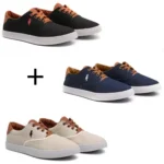 Kit 3 Sapatênis Polo Casual Masculino - Imagem 10
