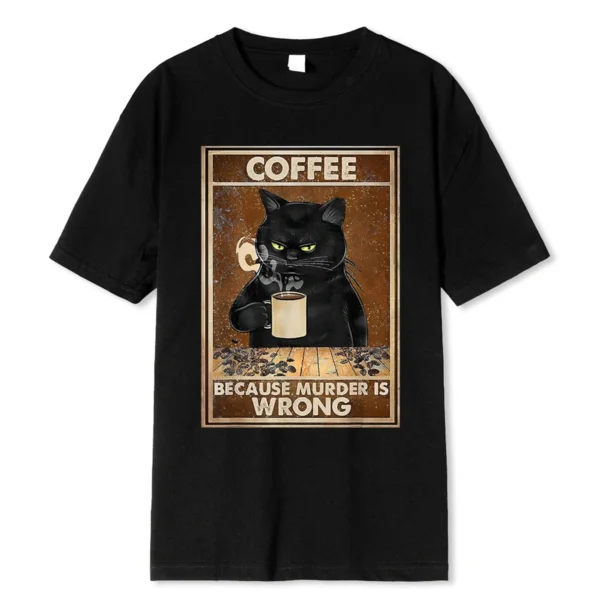Camisa Cat Coffee