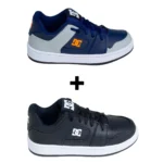 Kit 2 Tênis Infantil DC Shoes Skatista - Imagem 6