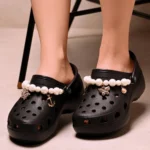 Sandália Feminina Crocs EVA com Botons - Imagem 5