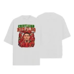 Camiseta Masculina Oversized Cristiano Ronaldo Portugal - Imagem 18