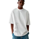 Camiseta Masculina Oversized D3 Streetwear com Estampa Japonesa - Imagem 13