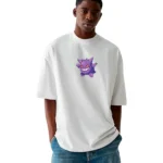 Camiseta Masculina Oversized Gengar D3 Streetwear Estilo Conforto - Imagem 9