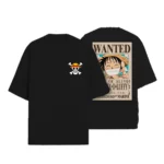 Camiseta Masculina Oversized Do Luffy - Imagem 6