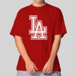 Camiseta Masculina Oversized Los Angeles Estilo e Conforto - Imagem 7