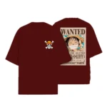 Camiseta Masculina Oversized Do Luffy - Imagem 15