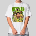 Camiseta Masculina Oversized Neymar Brasil - Imagem 7