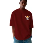 Camiseta Masculina Oversized Do Luffy - Imagem 13