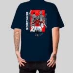 Camiseta Masculina Oversized CR7 Estilo e Conforto Premium - Imagem 4