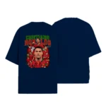 Camiseta Masculina Oversized Cristiano Ronaldo Portugal - Imagem 6