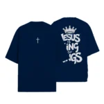 Camiseta Masculina Oversized Jesus is King - Imagem 8