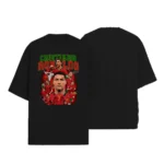 Camiseta Masculina Oversized Cristiano Ronaldo Portugal - Imagem 3