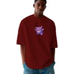 Camiseta Masculina Oversized Gengar D3 Streetwear Estilo Conforto - Imagem 7