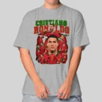 Camiseta Masculina Oversized Cristiano Ronaldo Portugal - Imagem 16