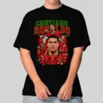 Camiseta Masculina Oversized Cristiano Ronaldo Portugal