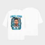 Camiseta Masculina Oversized Messi Argentina Estilo e Conforto - Imagem 14