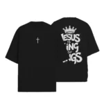 Camiseta Masculina Oversized Jesus is King - Imagem 5
