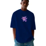 Camiseta Masculina Oversized Gengar D3 Streetwear Estilo Conforto - Imagem 3