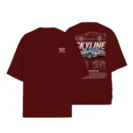 Camiseta Masculina Oversized Skyline R34 Estilo e Conforto - Imagem 12