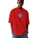 Camiseta Masculina Oversized Gengar D3 Streetwear Estilo Conforto - Imagem 5