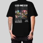 Camiseta Masculina Oversized Messi - Estilo Moderno e Confortável