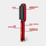 Escova Pente Alisadora Profissional com Aquecimento Rápido - Imagem 6