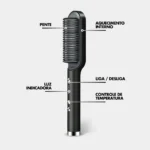 Pente Escova Alisadora Profissional – Alisamento Rápido - Imagem 5