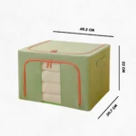 Caixa Organizadora De Roupas Multiuso Dobrável - VERDE - Imagem 9