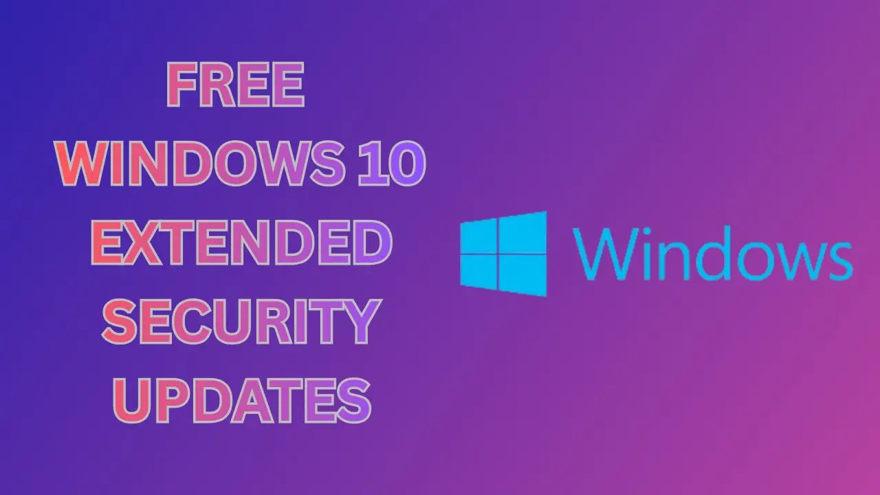 Free extended security updates