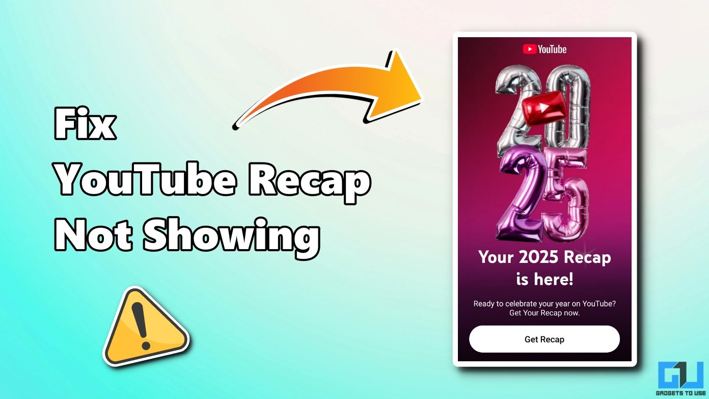 Fix YouTube Recap Not Showing