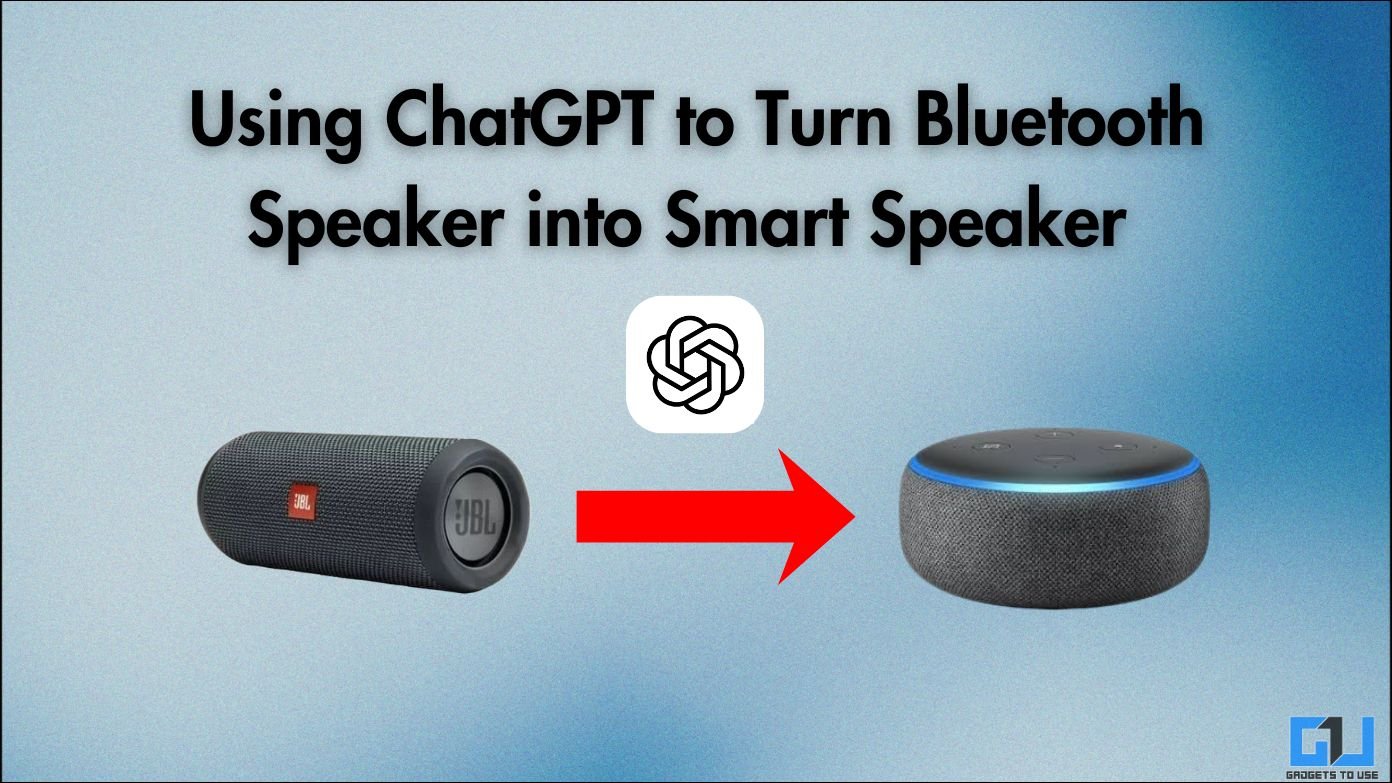 Featured Image for turning Bluetooth speaker to smart speaker