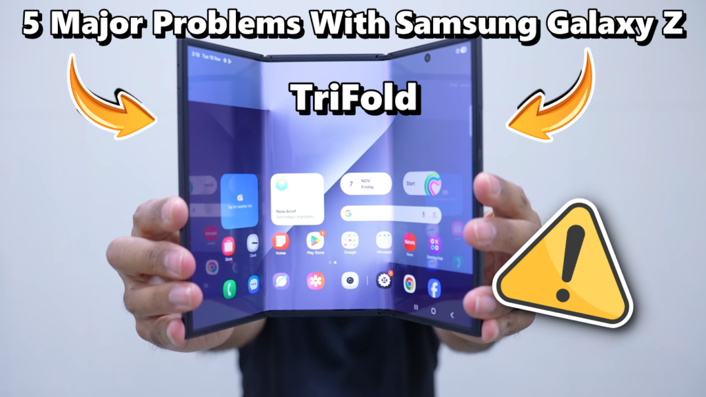 Samsung TriFold display