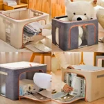 Caixa Organizadora De Roupas Multiuso Dobrável - VERDE - Imagem 6