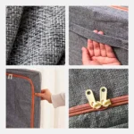 Caixa Organizadora De Roupas Multiuso Dobrável - VERDE - Imagem 8