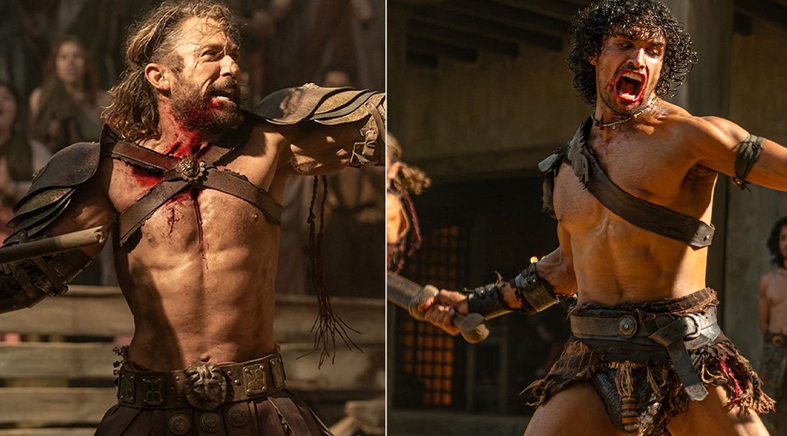 Como Dan Hamill e Jordi Webber se transformaram em verdadeiros gladiadores para 'Spartacus: House of Ashur'