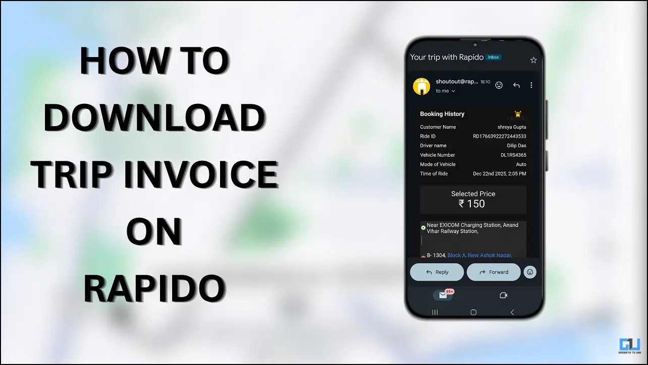 How to Download Trip Invoice On Rapido