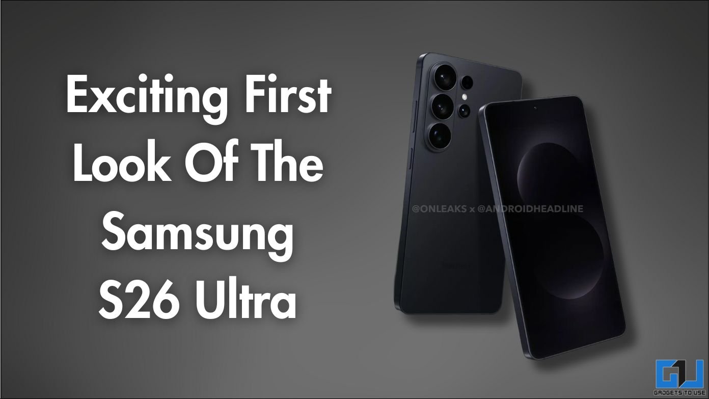 Featured Image for the first look of Samsung S26 Ultra
