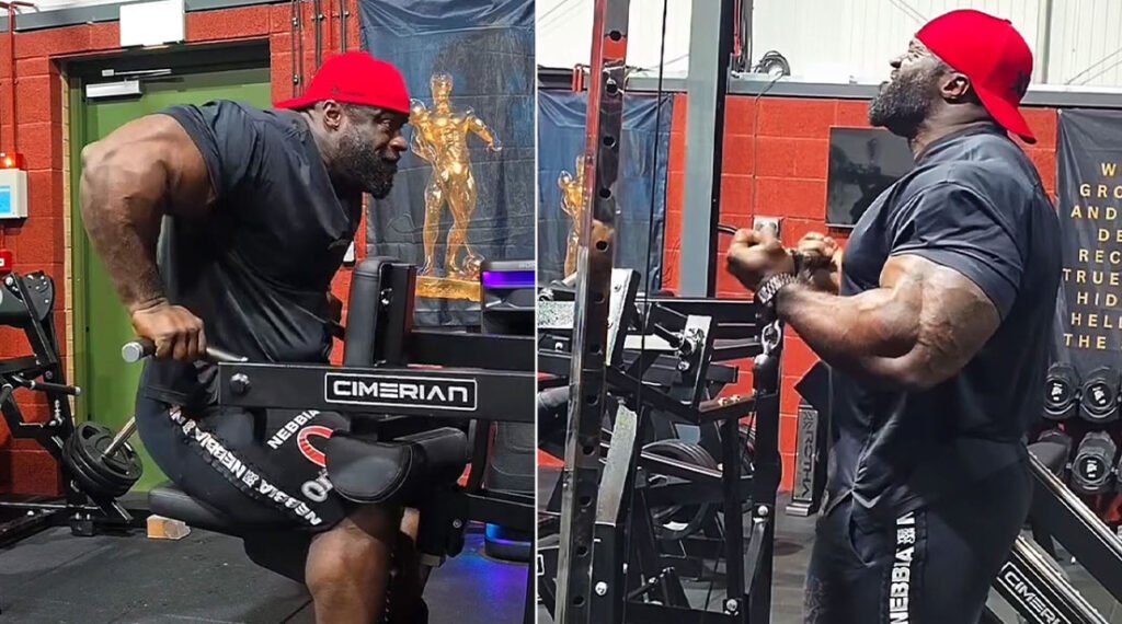 Samson Dauda compartilha seu treino diário de braço push-pull com cabo