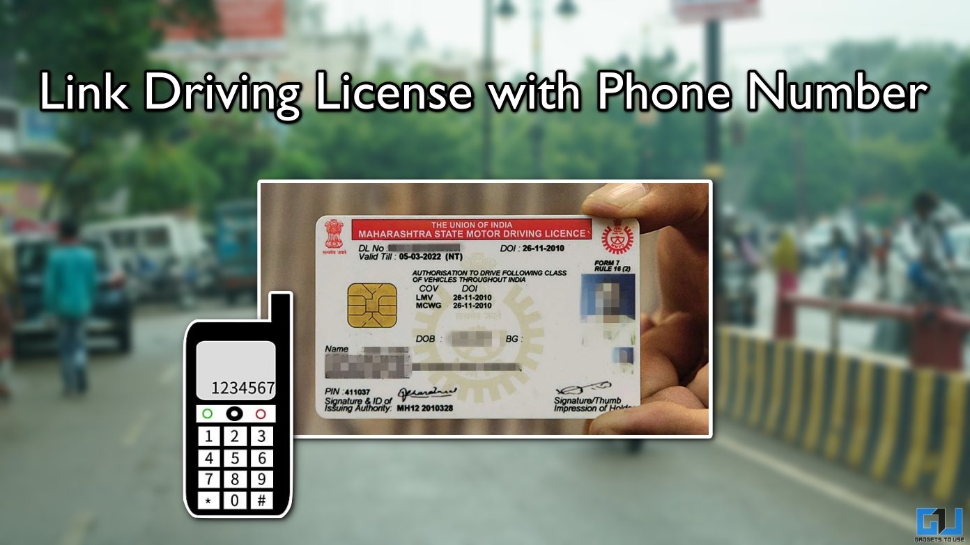 Link or Update Driving License with Phone Number