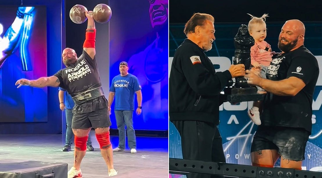 Mitchell Hooper vence o rival por um ponto para vencer o Arnold Strongman Classic de 2026