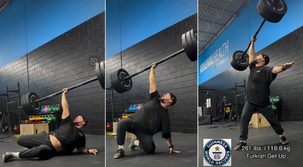 Mike Aidala quebra o recorde mundial do Guinness com traje turco de 261 libras