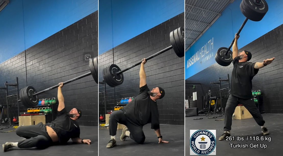 Mike Aidala quebra o recorde mundial do Guinness com traje turco de 261 libras