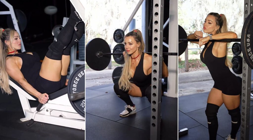 Stephanie Sanzo comemora aniversário com um treino brutal para o dia das pernas