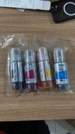Kit Refil T544 no vácuo L3150 L3210 L3220 Impressora Ecotank Tinta Pack 4 Cores Amarelo Preto Ciano Magenta - Imagem 4