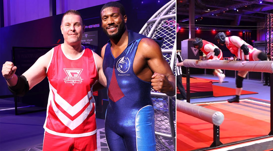 Enfrentei o eliminador de 'Gladiadores' e aprendi por que esse desafio de condicionamento físico está explodindo