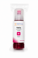 Kit Refil 544 L3150 L3210 L3220 compatível com Tinta Pack 4 Cores Amarelo Preto Ciano Magenta Xseller544 - Imagem 2