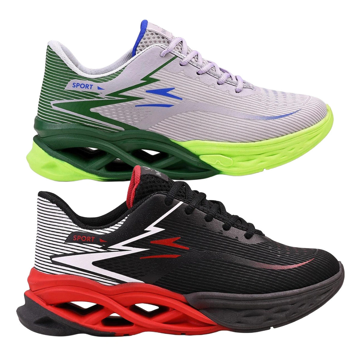 0510fcde-42ae-55fb-b9db-eeb38a5dd69d.webp Kit 2 Tênis Masculino Icloud Esportivo Treino Academia Corrida - Imagem 1